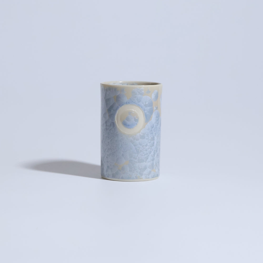 蒲池焼　竹の子　筍　陶器　置物　一輪挿し　細かな欠けあり 竹編みの技術でつくられた「てんごや（福岡県星野村）」の